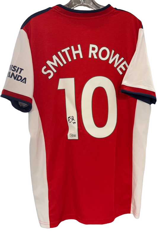 Emile Smith Rowe Signed Adidias Authentic Soccer Jersey XL Arsenal Auto BAS COA