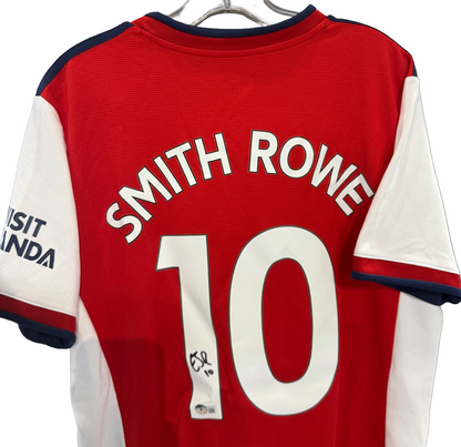 Emile Smith Rowe Signed Adidias Authentic Soccer Jersey XL Arsenal Auto BAS COA