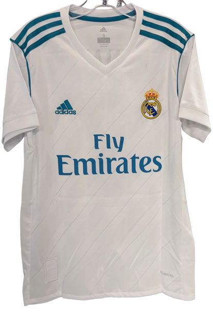 Cristiano Ronaldo Signed White Adidas Soccer Jersey #7 Real Madrid Auto BAS COA