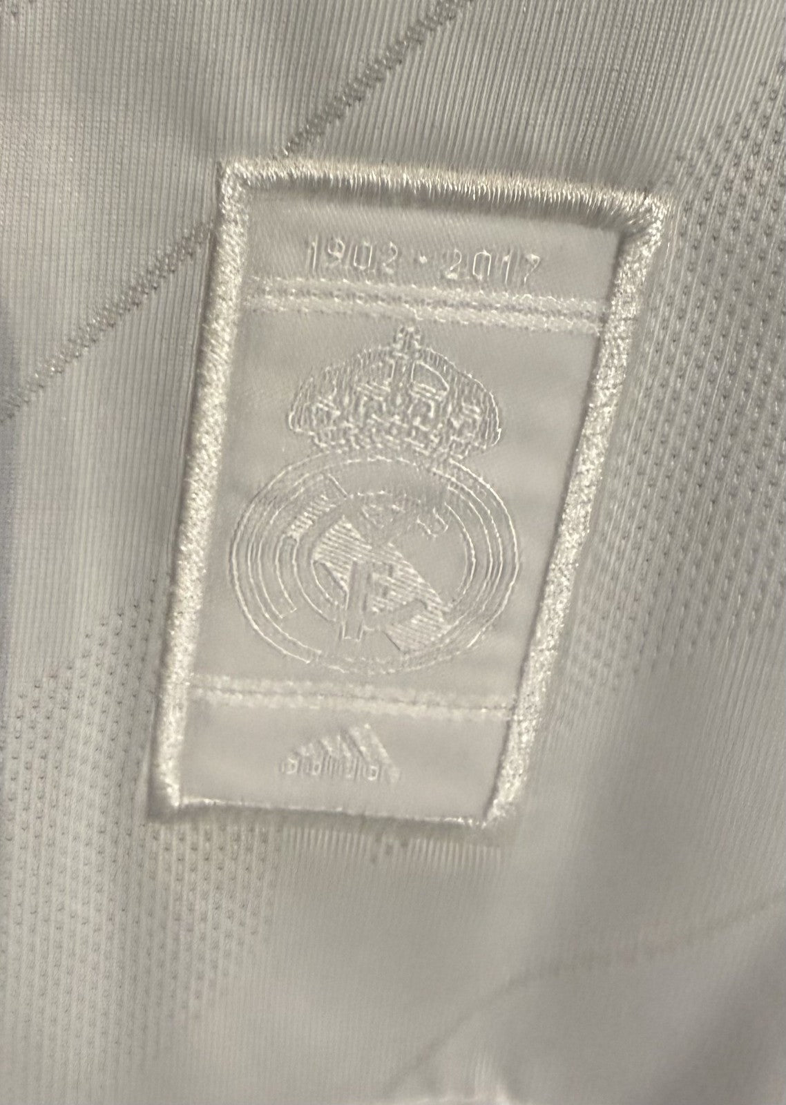 Cristiano Ronaldo Signed White Adidas Soccer Jersey #7 Real Madrid Auto BAS COA