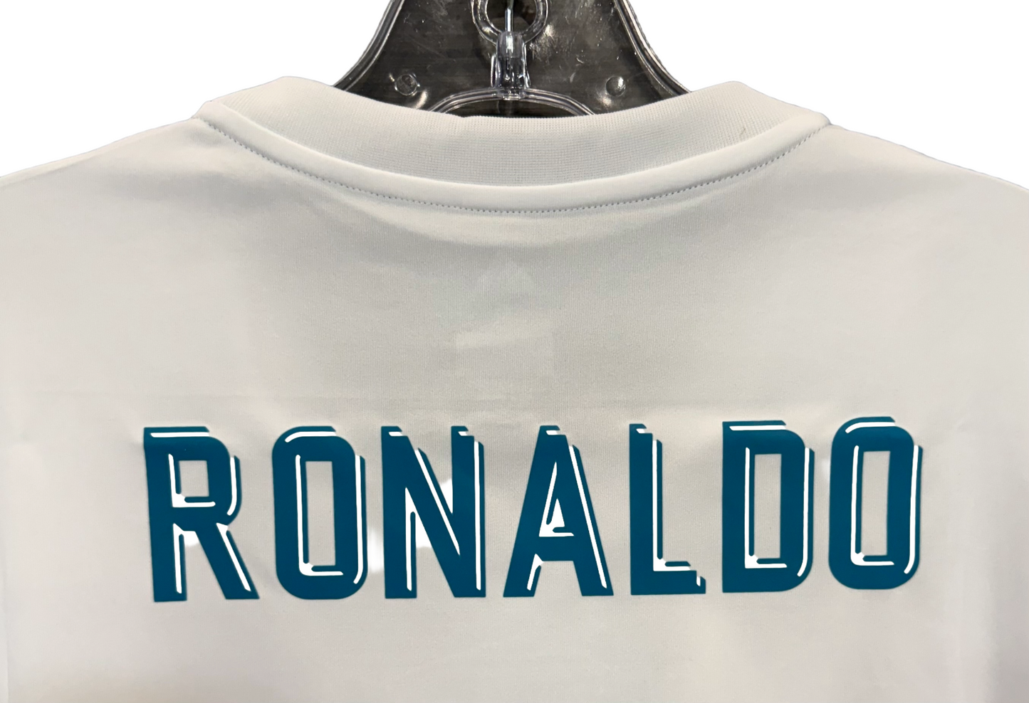 Cristiano Ronaldo Signed White Adidas Soccer Jersey #7 Real Madrid Auto BAS COA