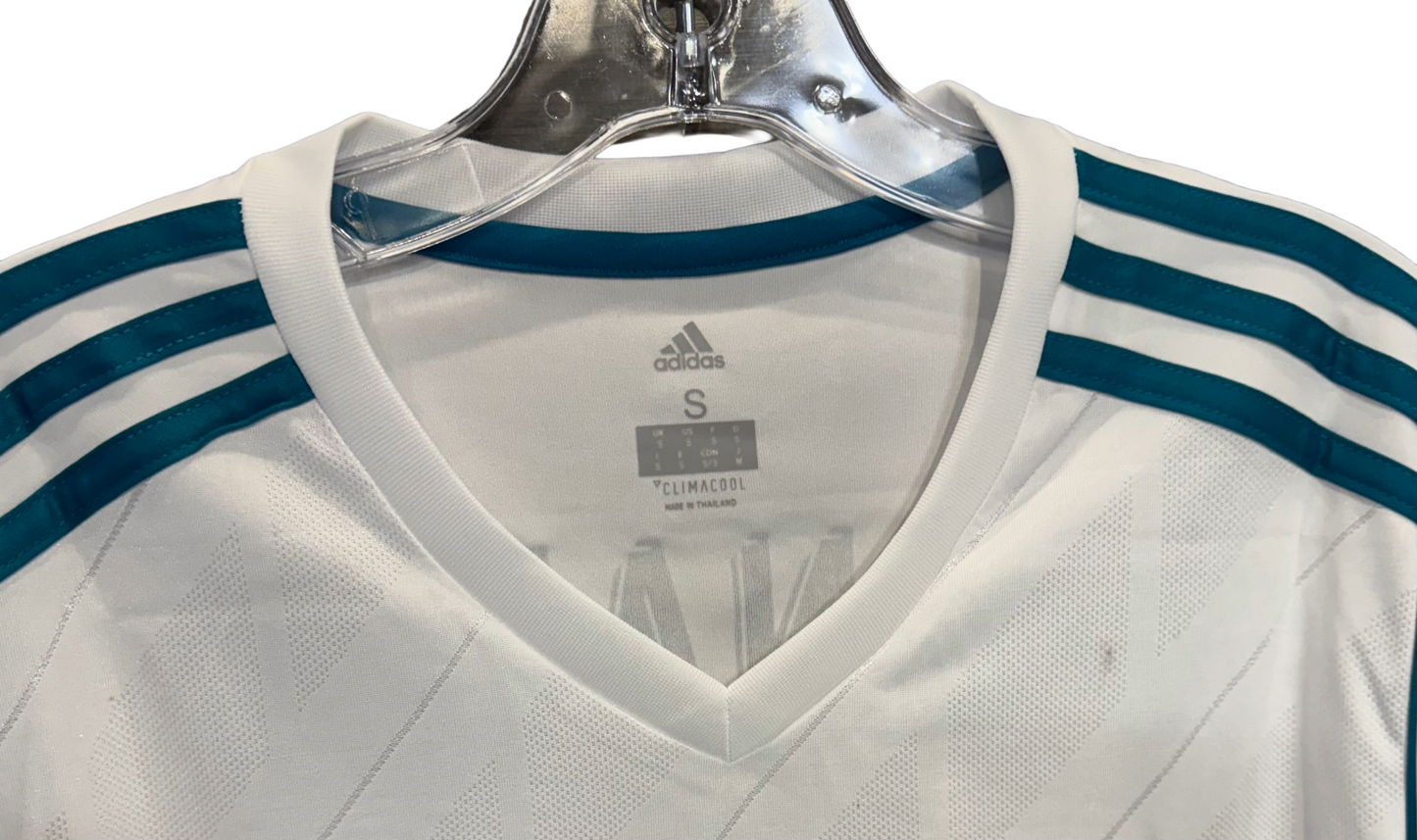 Cristiano Ronaldo Signed White Adidas Soccer Jersey #7 Real Madrid Auto BAS COA