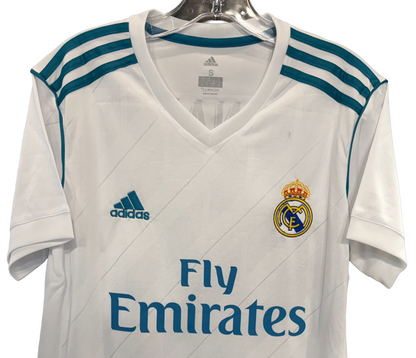 Cristiano Ronaldo Signed White Adidas Soccer Jersey #7 Real Madrid Auto BAS COA