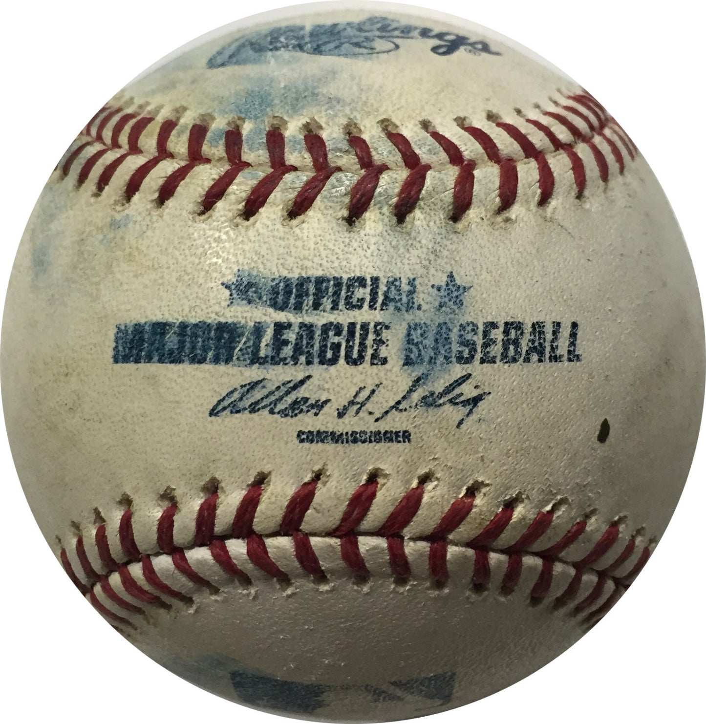 New York Mets Signed OML Baseball with 6 Autos Jones, Johnson, Charles COA