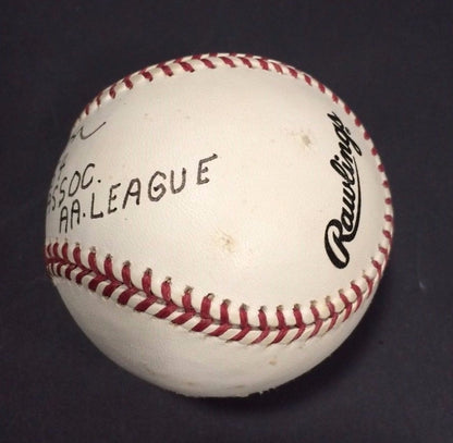 Bob Lennon Signed 64 HR 1954 AA League ONL Baseball NY Giants Auto CBM COA