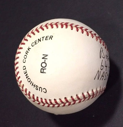 Bob Lennon Signed 64 HR 1954 AA League ONL Baseball NY Giants Auto CBM COA
