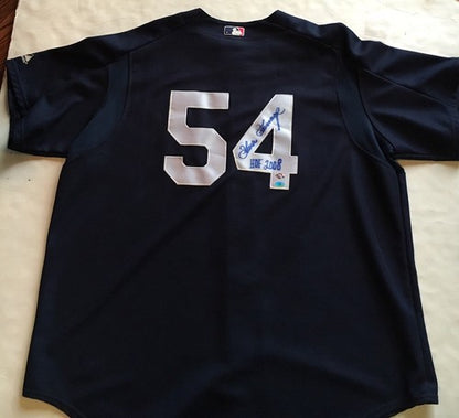 Goose Gossage Signed majestic warmup Yankees Jersey goose holo coa HOF 2008 auto