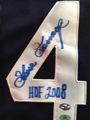 Goose Gossage Signed majestic warmup Yankees Jersey goose holo coa HOF 2008 auto