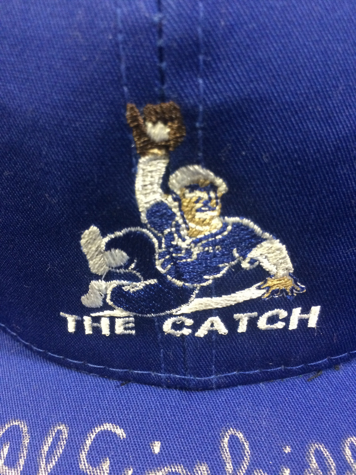 Al Gionfriddo Brooklyn Dodgers signed 1947 WS catch hat autograph rare CBM COA