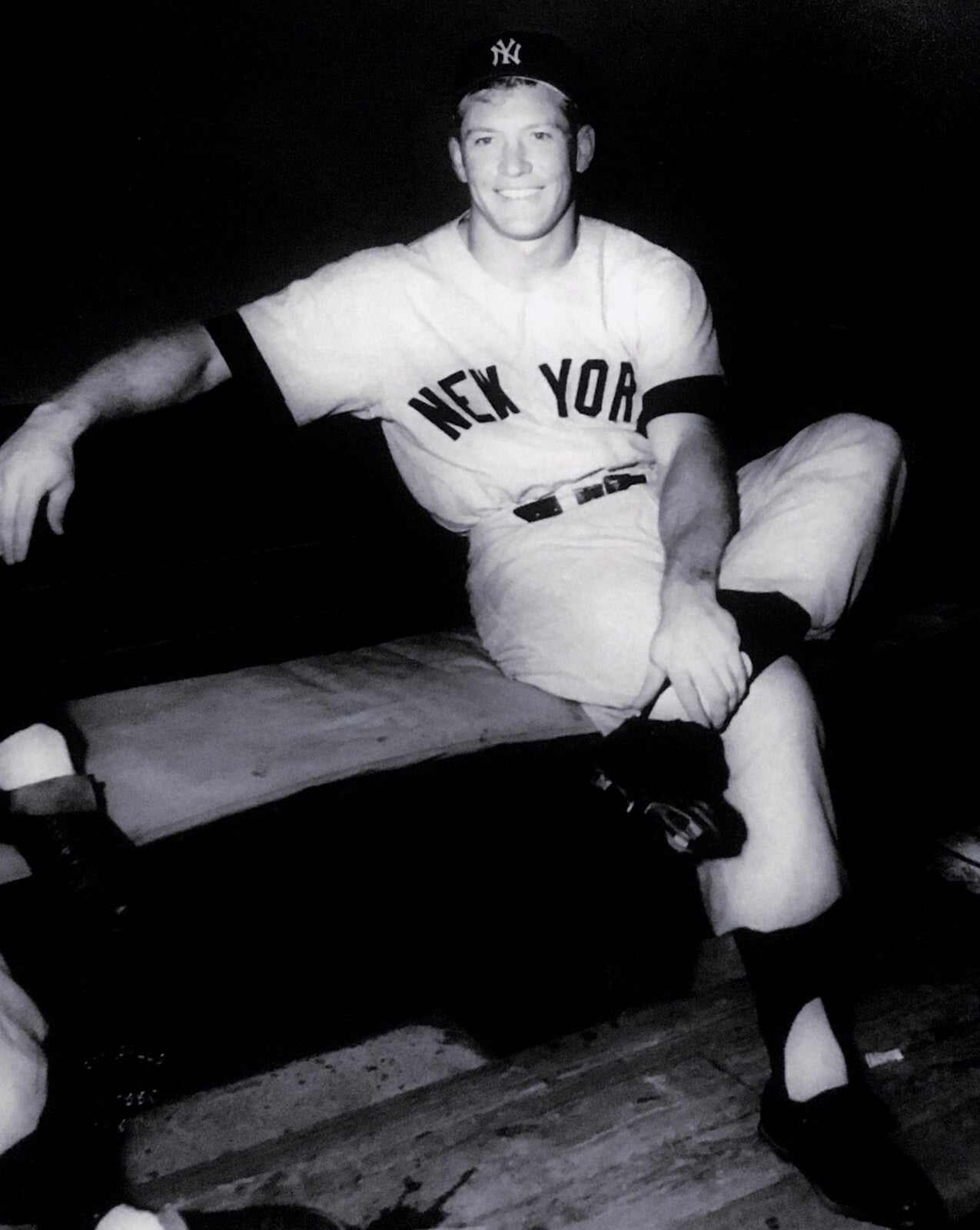 Mickey Mantle Yankees Original 11x14 1956 Ray Gallo photo Raised Seal framed