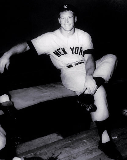 Mickey Mantle Yankees Original 11x14 1956 Ray Gallo photo Raised Seal framed