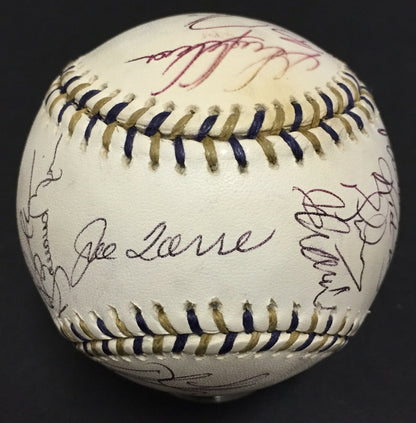 2002 AL All Star Team Signed Baseball 20 Auto Mariano Rivera MLB Holo COA