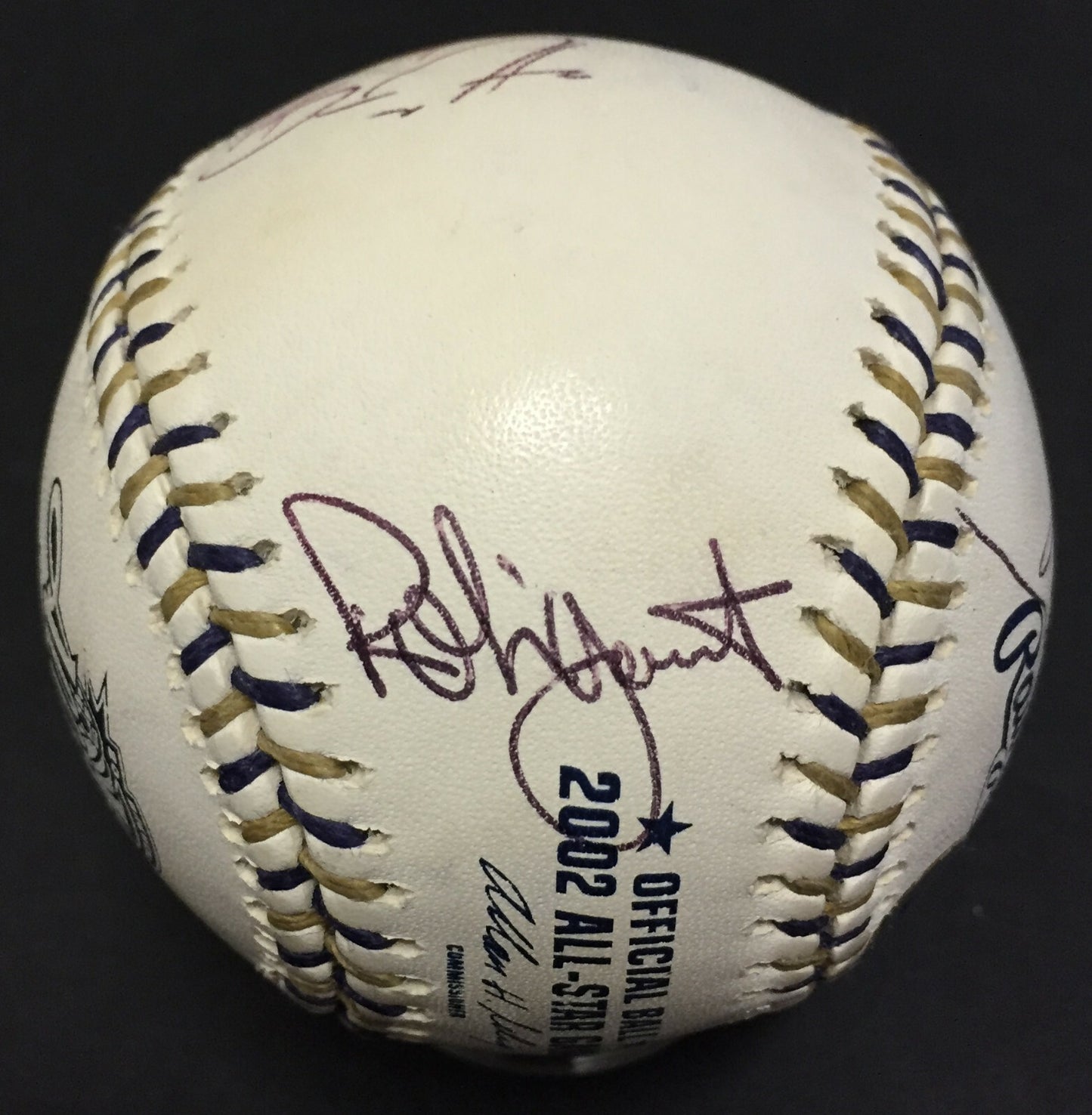 2002 AL All Star Team Signed Baseball 20 Auto Mariano Rivera MLB Holo COA