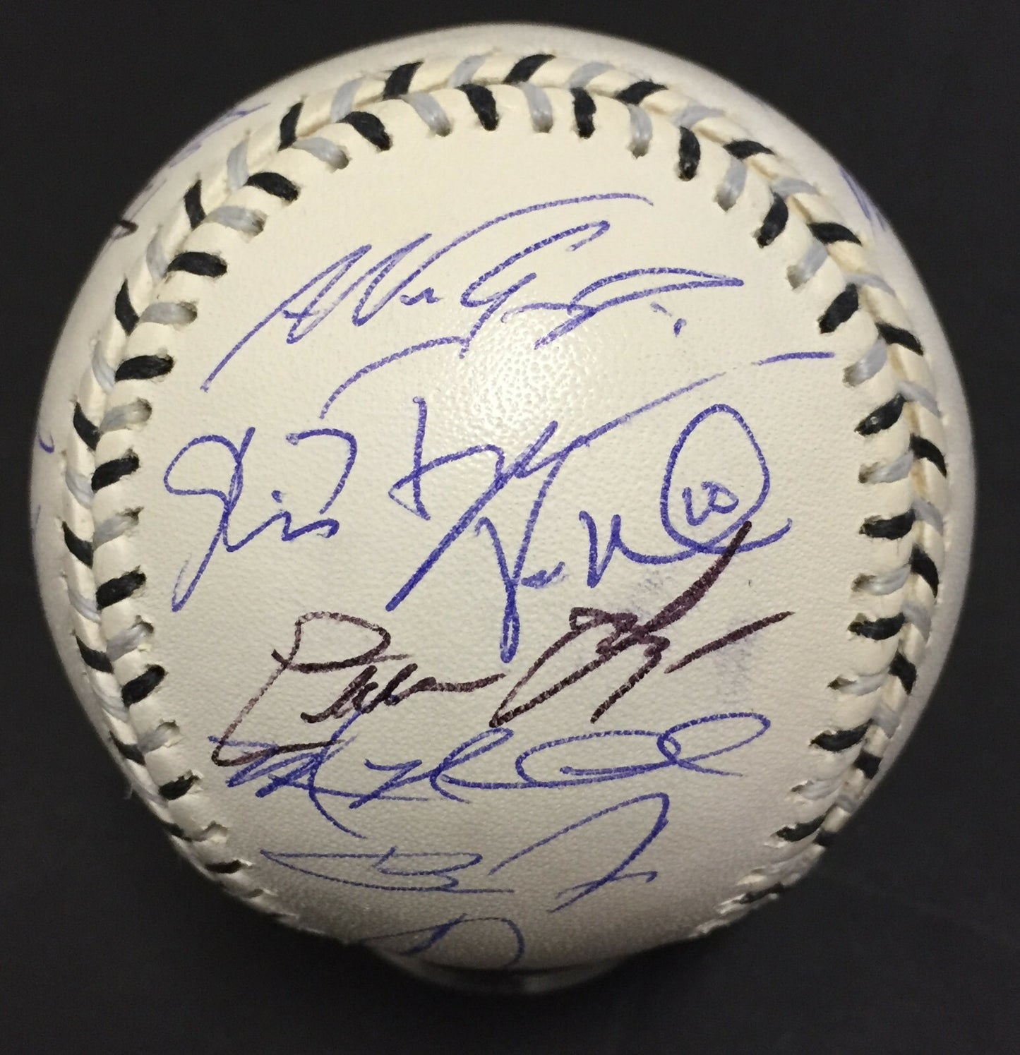 2003 All Star Game Team Signed Baseball 24 auto Ichiro Roy Halladay MLB Holo COA