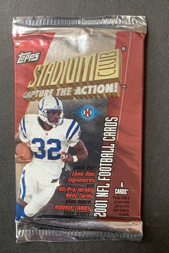 2001 Topps Stadium Football Factory Hobby Sealed Pack Drew Brees Rookie Psa 10 ?