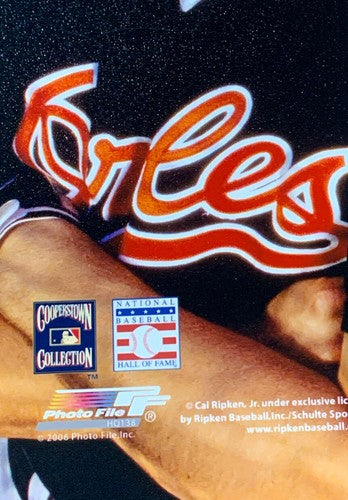 CAL RIPKEN JR 8X10 Photo File Orioles Licensed Mlb Holo Lou Gehrig Monument
