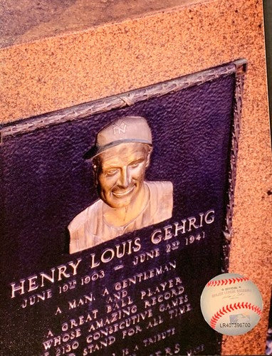 CAL RIPKEN JR 8X10 Photo File Orioles Licensed Mlb Holo Lou Gehrig Monument