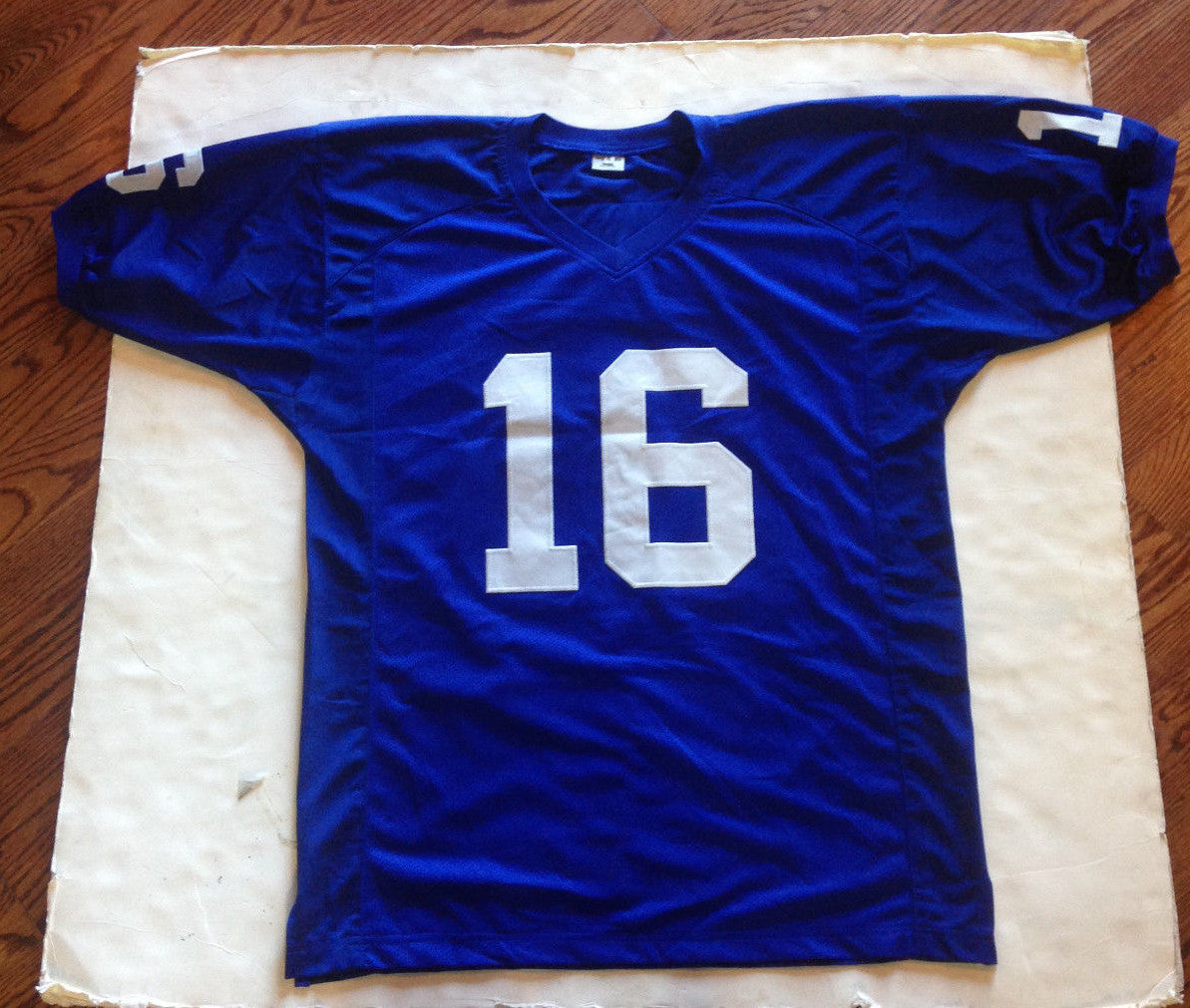 Frank Gifford Ny Giants signed CAREER STAT JERSEY HOF 77 autograph Mint CBM COA