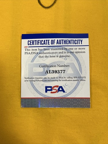 Pele Signed Full Name Vintage CBD Brazil World Cup Jersey #10 Edson Auto PSA COA