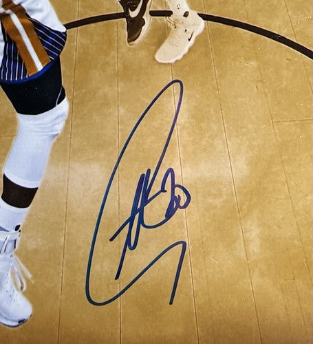 Stephen Curry Signed 16x20 Framed Chrome Photo LeBron 2017 Warriors Auto JSA COA