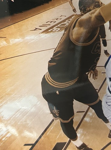 Stephen Curry Signed 16x20 Framed Chrome Photo LeBron 2017 Warriors Auto JSA COA