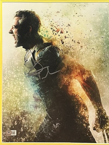 Hugh Jackman Signed 11x14 Framed Wolverine Photo Mint Autograph Marvel BAS COA