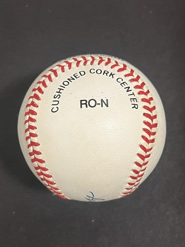 Johnny Mize Signed Vintage Official NL Baseball Bold Auto Yankees PSA COA HOF
