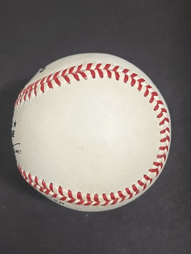 Johnny Mize Signed Vintage Official NL Baseball Bold Auto Yankees PSA COA HOF