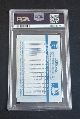 1970 Kellogg's Willie Mays San Francisco Giants HOF PSA 8 NM - Mint #12 Beauty