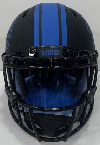 Calvin Johnson Signed Lions Pro Eclipse FS Helmet Visor HOF 21 Auto Fanatics COA