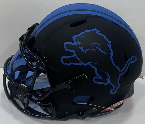 Calvin Johnson Signed Lions Pro Eclipse FS Helmet Visor HOF 21 Auto Fanatics COA