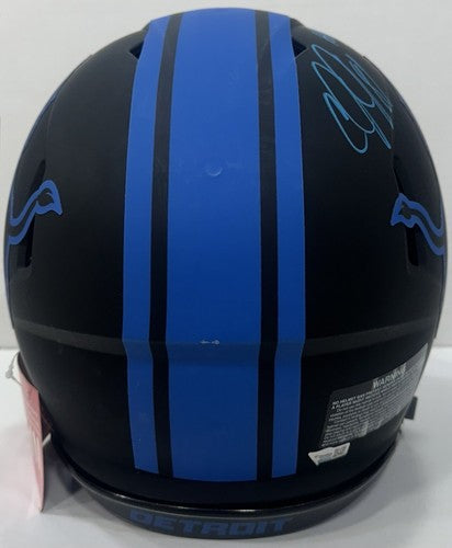 Calvin Johnson Signed Lions Pro Eclipse FS Helmet Visor HOF 21 Auto Fanatics COA