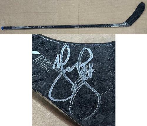 Matt Martin Signed Islanders Warrior Alpha Game Used Stick Autograph Steiner