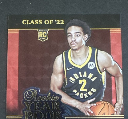 2022-23 Panini Donruss Elite Rookie Yearbook Andrew Nembhard  Auto Pacers /49 MT