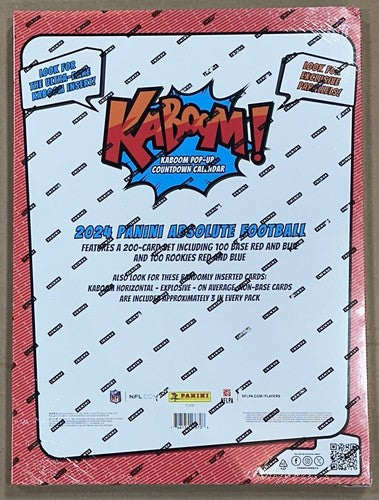 2024 Panini Absolute Football Kaboom! Countdown Calendar Box Factory Sealed RCs