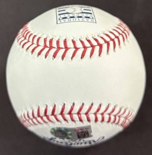 Derek Jeter Signed Official MLB HOF Logo Baseball NY Yankees Auto MLB Holo COA