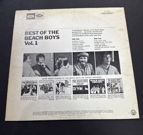 Brian Wilson Signed The Best Of The Beach Boys Album Mint Auto Psa Coa