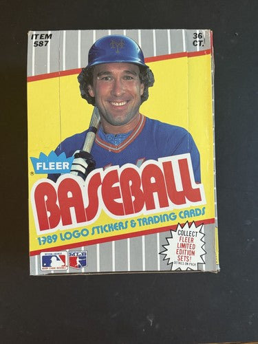 1989 Fleer Baseball Wax Box From Fresh Case Bill Ripken FF Error 90101 Confirmed
