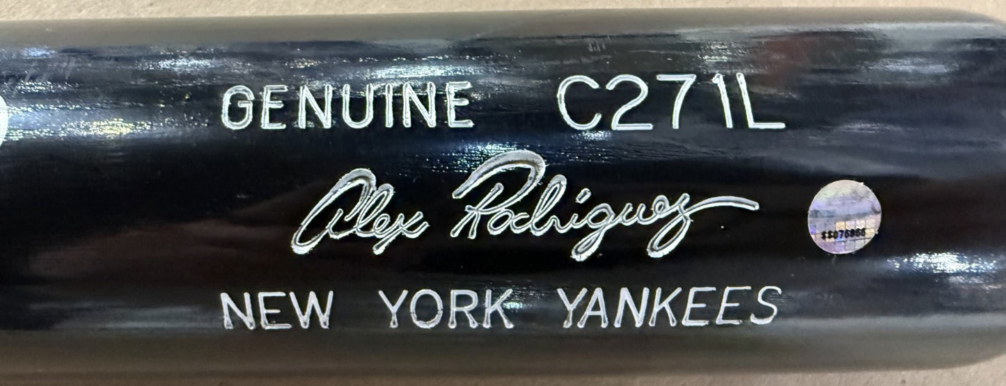 Alex Rodriguez Signed Louisville Slugger C27I 34” Game Model Bat Steiner Coa