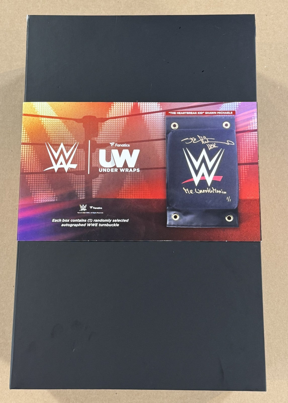 Finn Balor Signed WWE Logo Turnbuckle LE /10 Auto Fanatics WWE Under Wraps COA
