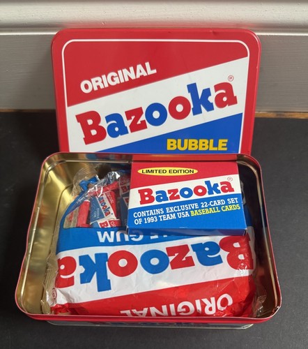 Bazooka Gum Topps 1993 Team USA Baseball Factory Set In Tin Todd Helton RC