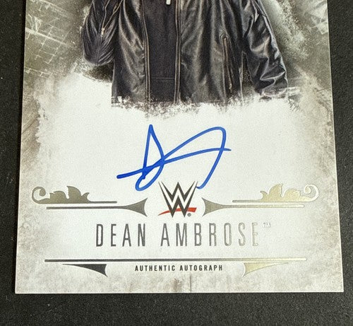 2016 Topps WWE Undisputed Dean Ambrose Signed /299 Mint Auto Wrestling Card