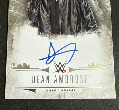 2016 Topps WWE Undisputed Dean Ambrose Signed /299 Mint Auto Wrestling Card