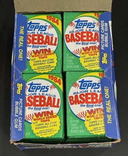 1984 Topps Baseball Wax Box FASC From a Sealed Case Don Mattingly Rc