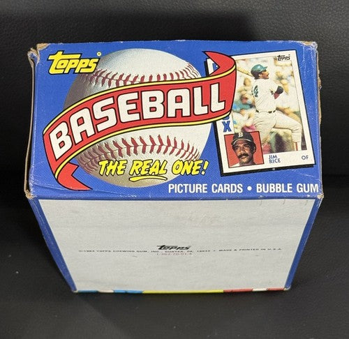1984 Topps Baseball Wax Box FASC From a Sealed Case Don Mattingly Rc