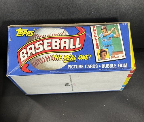 1984 Topps Baseball Wax Box FASC From a Sealed Case Don Mattingly Rc
