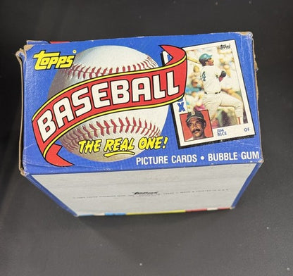 1984 Topps Baseball Wax Box FASC From a Sealed Case Don Mattingly Rc