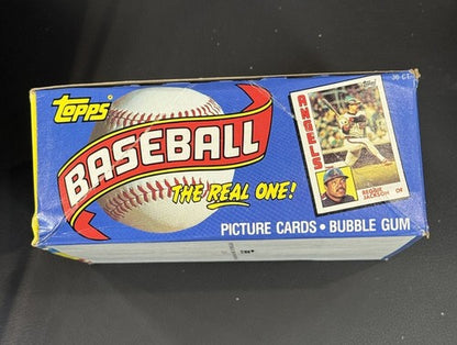 1984 Topps Baseball Wax Box FASC From a Sealed Case Don Mattingly Rc