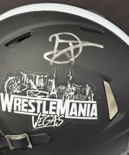 The Miz Signed Riddell Wrestlemania 42 Mini Helmet LE 5/5 Auto Fanatics COA