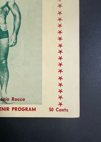 1960 Wrestling Program Island Garden NY Gala 2nd Anniv Killer Kowalsky Rocco